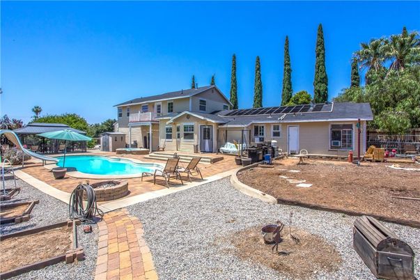Exterior, Pool, Solar Panels