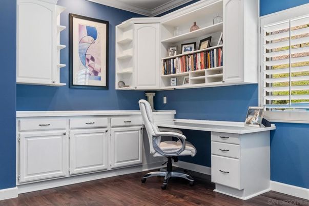 Home Office, Interior, Wood Texture Flooring