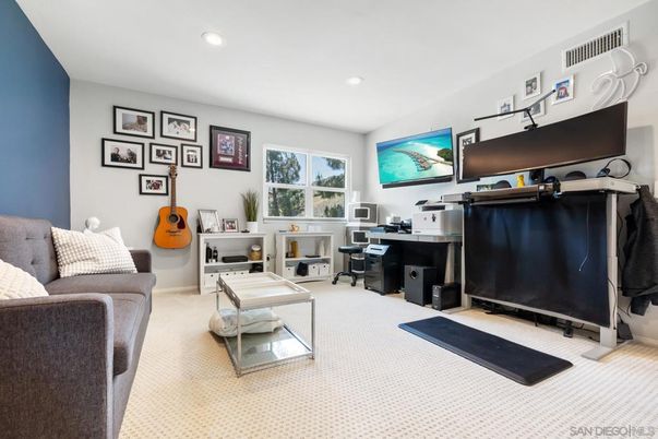 Home Office, Interior, Recessed Lighting
