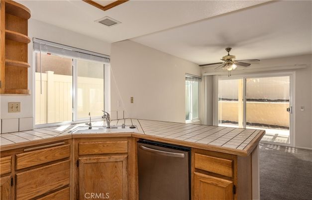 Interior, Kitchen, Tile Countertops