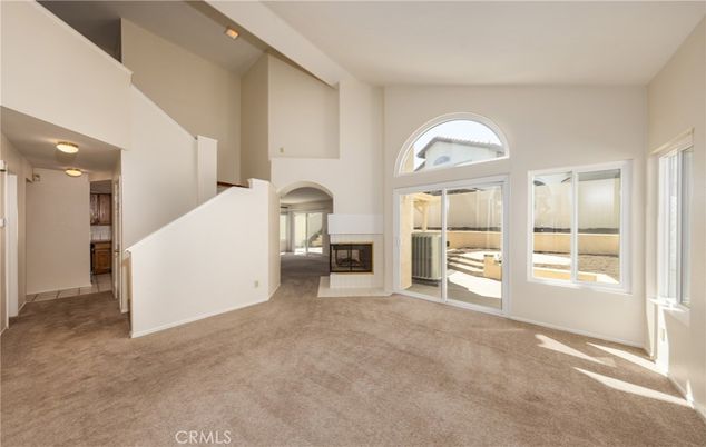 Empty room, Fireplace, Interior