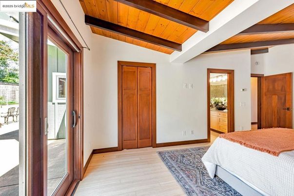 Bedroom, Interior, Wooden Beams, Wooden Ceilings, Wood Texture Flooring