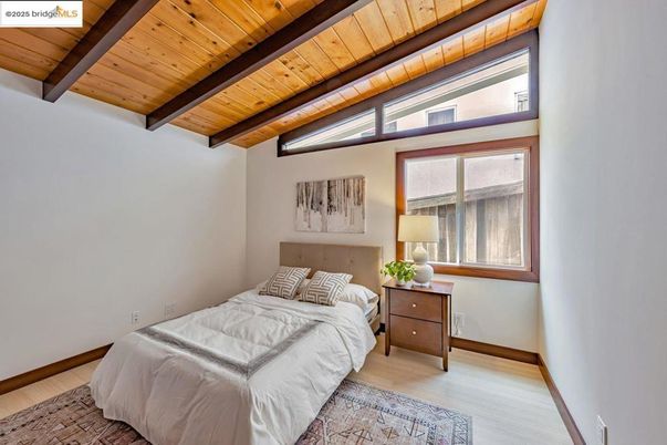 Bedroom, Interior, Wooden Beams, Wooden Ceilings, Wood Texture Flooring