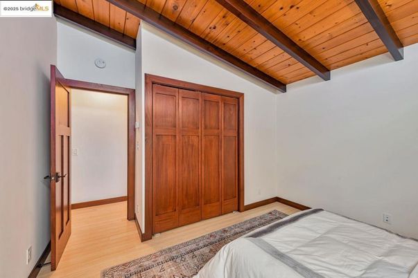 Bedroom, Interior, Wooden Beams, Wooden Ceilings, Wood Texture Flooring
