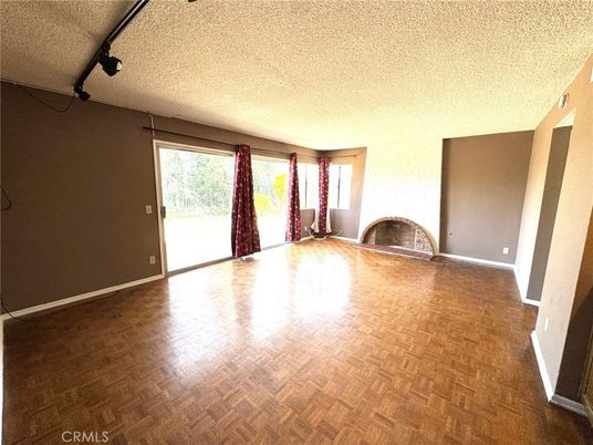 Empty room, Fireplace, Interior, Wood Texture Flooring