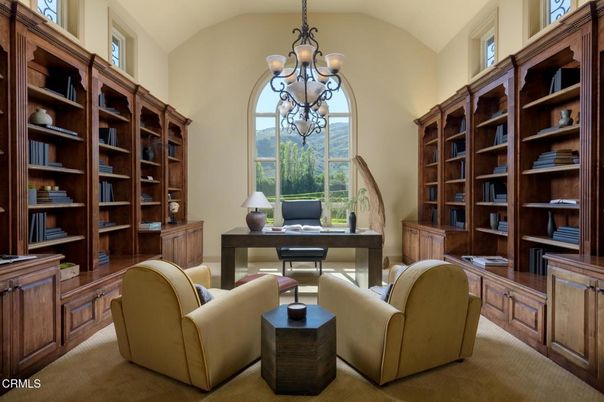 Chandelier, Home Office, Interior