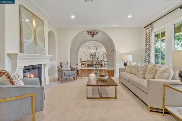 Interior, Living room, Recessed Lighting