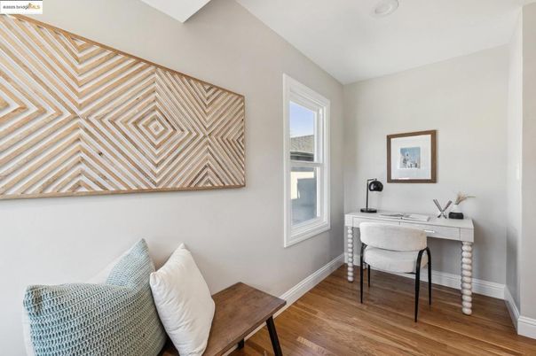 Home Office, Interior, Wood Texture Flooring