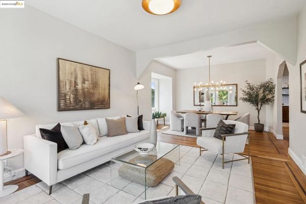 Dining room, Interior, Living room, Pendant Lights, Wood Texture Flooring
