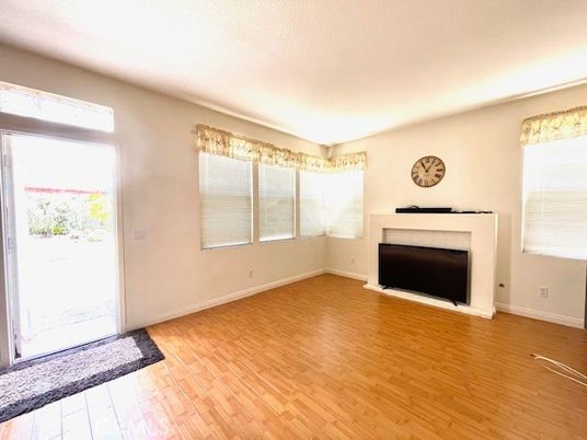 Empty room, Fireplace, Interior, Wood Texture Flooring