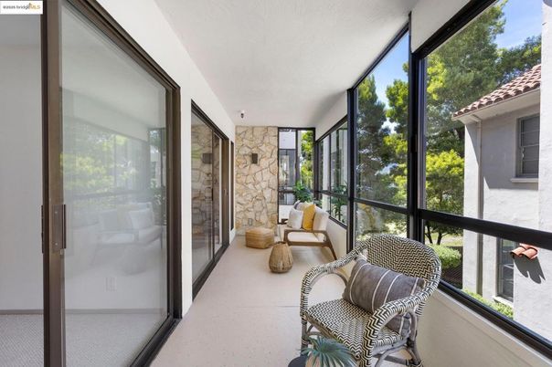 Interior, Stone Walls, Sun Room