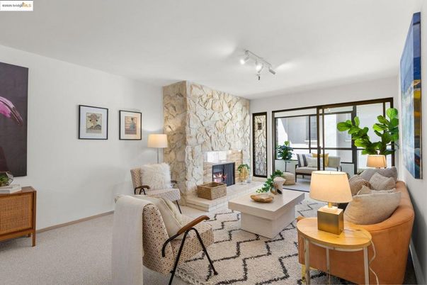 Fireplace, Interior, Living room, Stone Walls