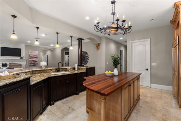 Chandelier, Interior, Kitchen, Pendant Lights, Recessed Lighting