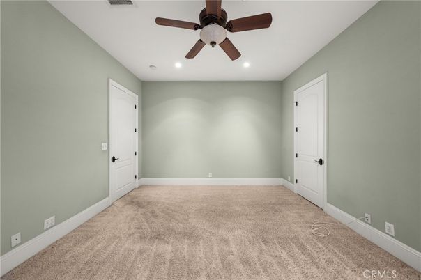 Empty room, Interior, Recessed Lighting
