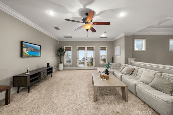 Interior, Living room, Recessed Lighting