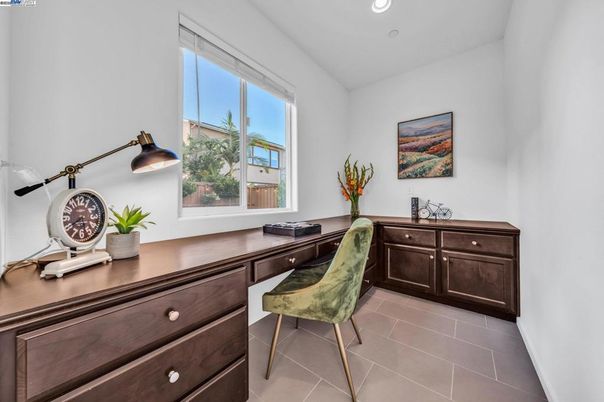 Home Office, Interior, Recessed Lighting