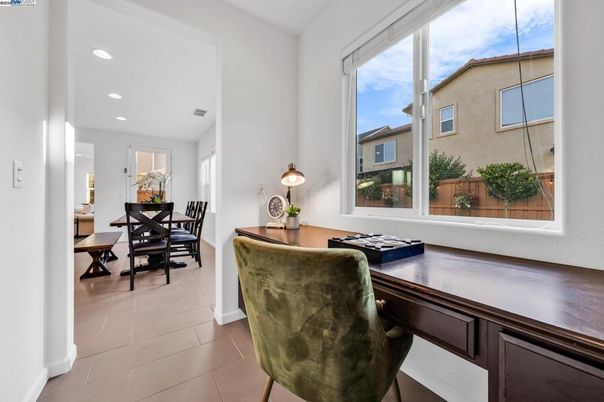 Home Office, Interior, Recessed Lighting