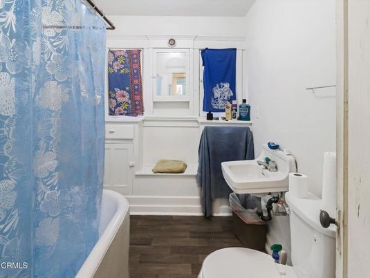 Bathroom, Interior, Wood Texture Flooring