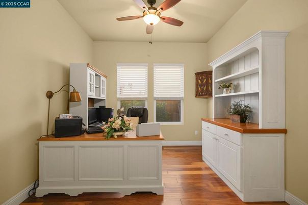 Home Office, Interior, Wood Texture Flooring