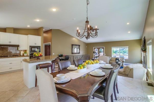 Chandelier, Dining room, Interior, Kitchen, Living room, Recessed Lighting