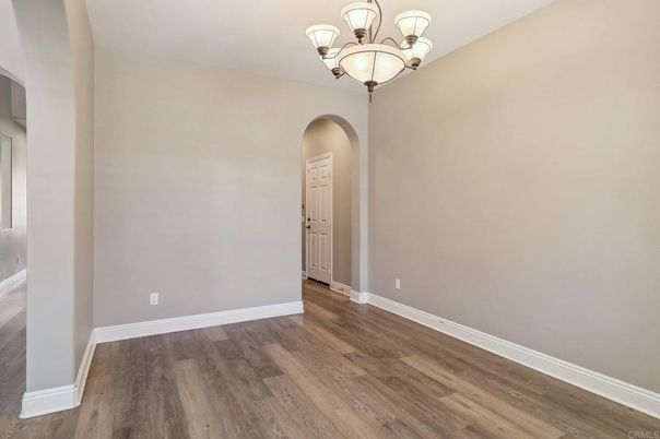 Chandelier, Empty room, Interior, Wood Texture Flooring