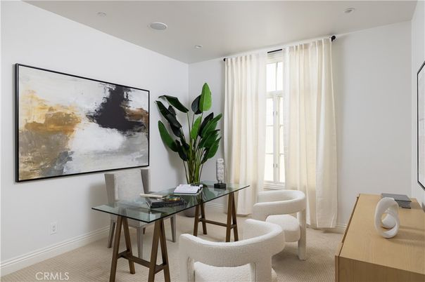Home Office, Interior, Recessed Lighting
