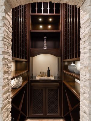 Interior, Stone Walls, Wine Storage