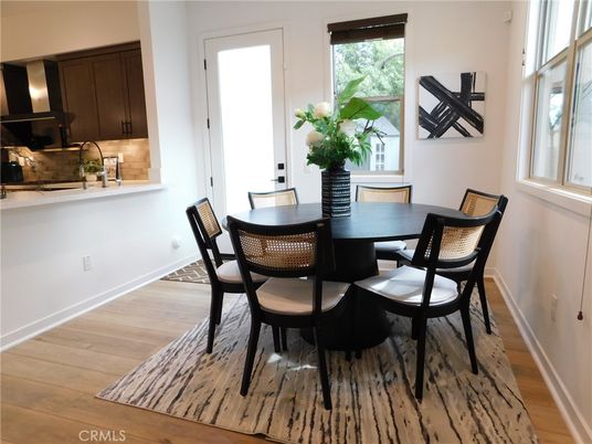 Dining room, Interior, Wood Texture Flooring