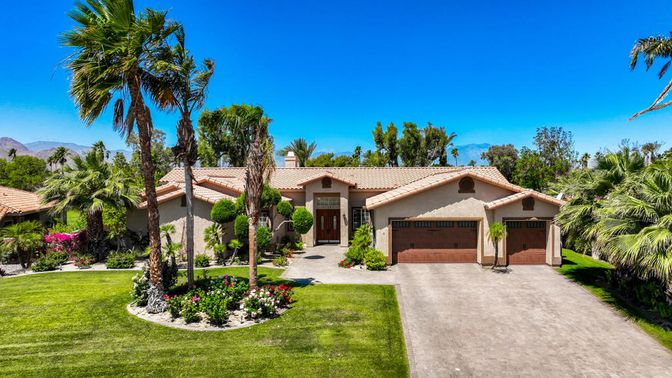 Attached, Backyard, Exterior, Facade, Mediterranean