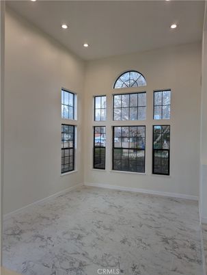 Empty room, Interior, Marble, Recessed Lighting
