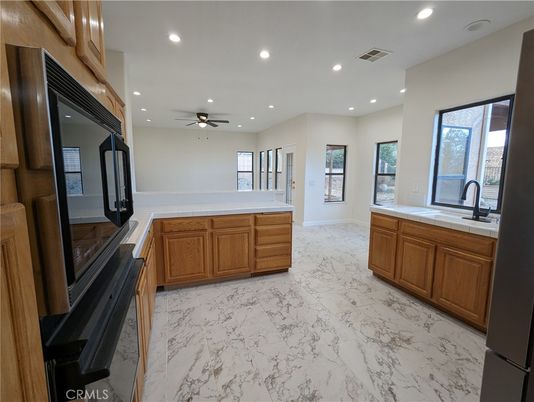 Interior, Kitchen, Marble, Recessed Lighting