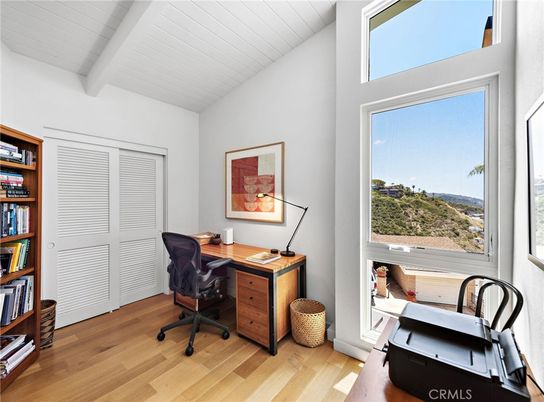 Home Office, Interior, Wood Texture Flooring