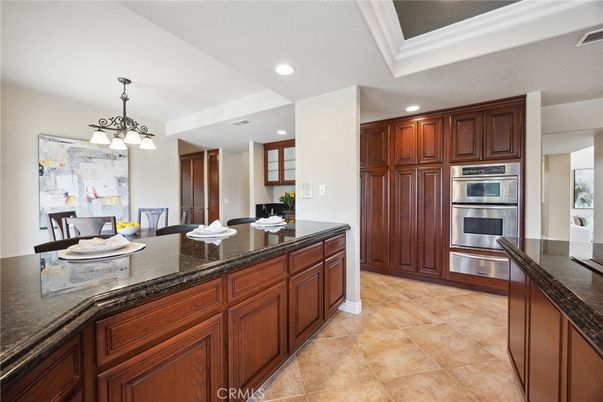 Chandelier, Interior, Kitchen, Pendant Lights, Recessed Lighting, Stainless Steel Appliances