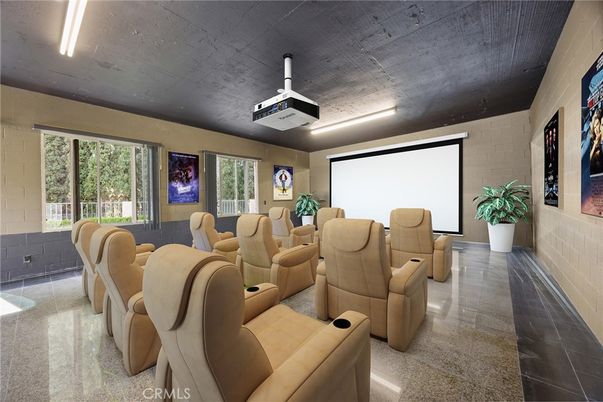Home Theatre Room, Interior, Projection Screen, Theatre Room