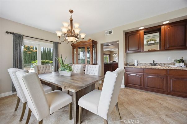 Chandelier, Dining room, Interior, Recessed Lighting