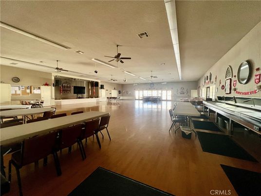 Dining room, Interior, Pendant Lights, Recessed Lighting, Wood Texture Flooring