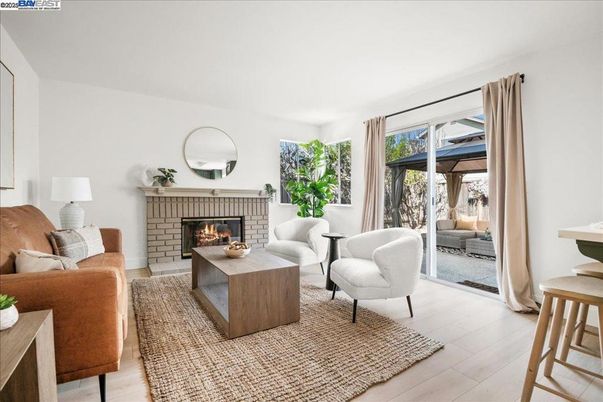 Fireplace, Interior, Living room, Wood Texture Flooring