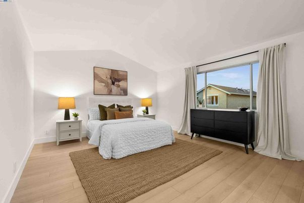 Bedroom, Interior, Wood Texture Flooring