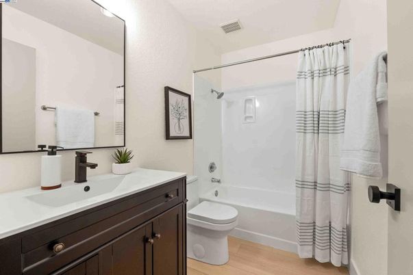 Bathroom, Interior, Wood Texture Flooring