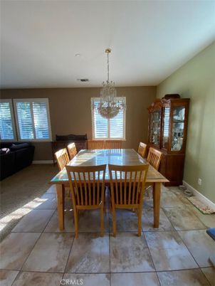 Chandelier, Dining room, Interior
