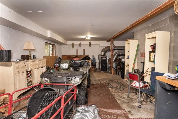 Garage, Interior, Stone Walls
