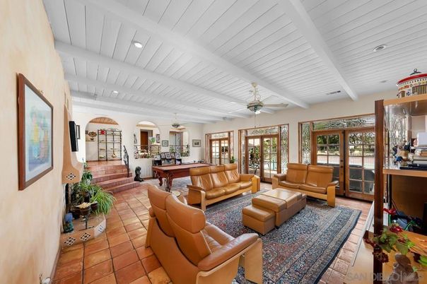 Billiard Table, Game Room, Interior, Living room, Pendant Lights, Recessed Lighting