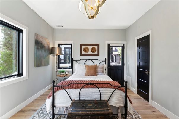 Bedroom, Interior, Wood Texture Flooring