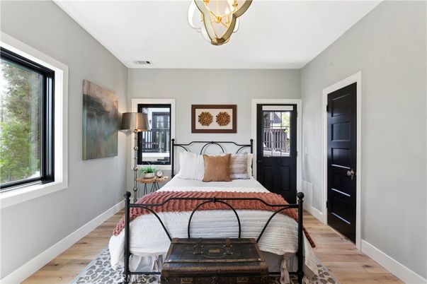 Bedroom, Interior, Wood Texture Flooring