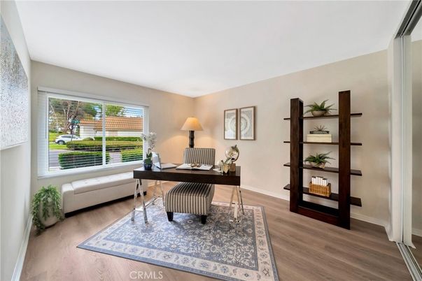 Home Office, Interior, Wood Texture Flooring