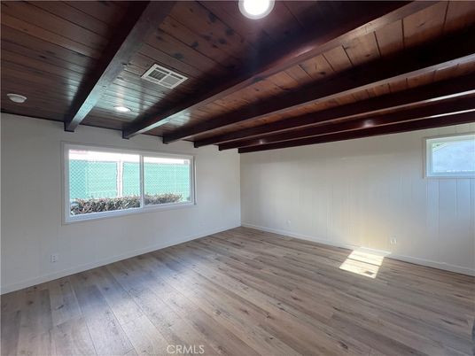 Empty room, Interior, Wooden Beams, Wooden Ceilings, Wood Texture Flooring