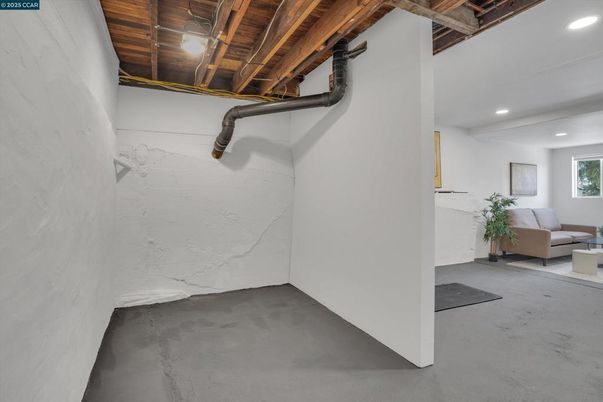 Interior, Recessed Lighting, Wooden Beams