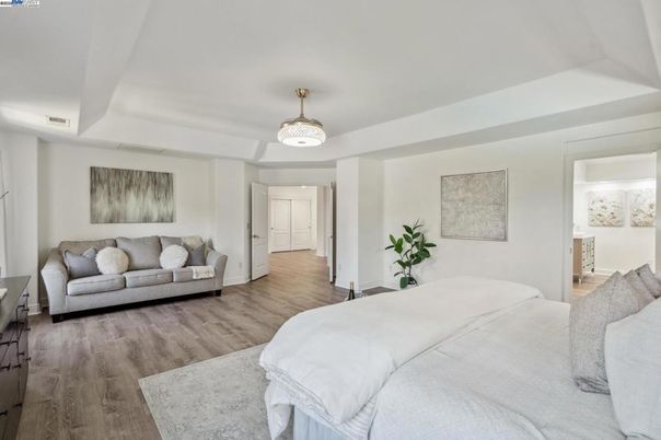 Bedroom, Interior, Wood Texture Flooring