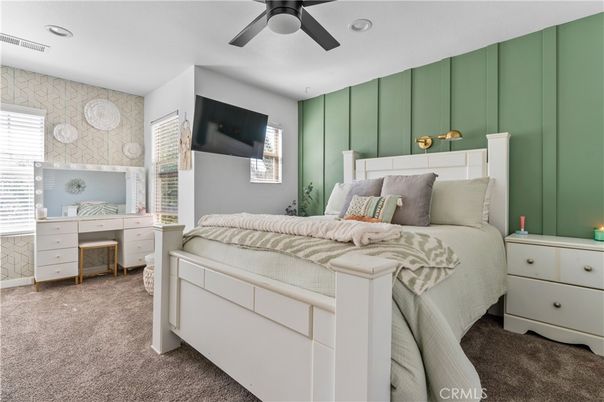 Bedroom, Interior, Recessed Lighting