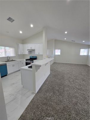 Interior, Kitchen, Marble, Recessed Lighting